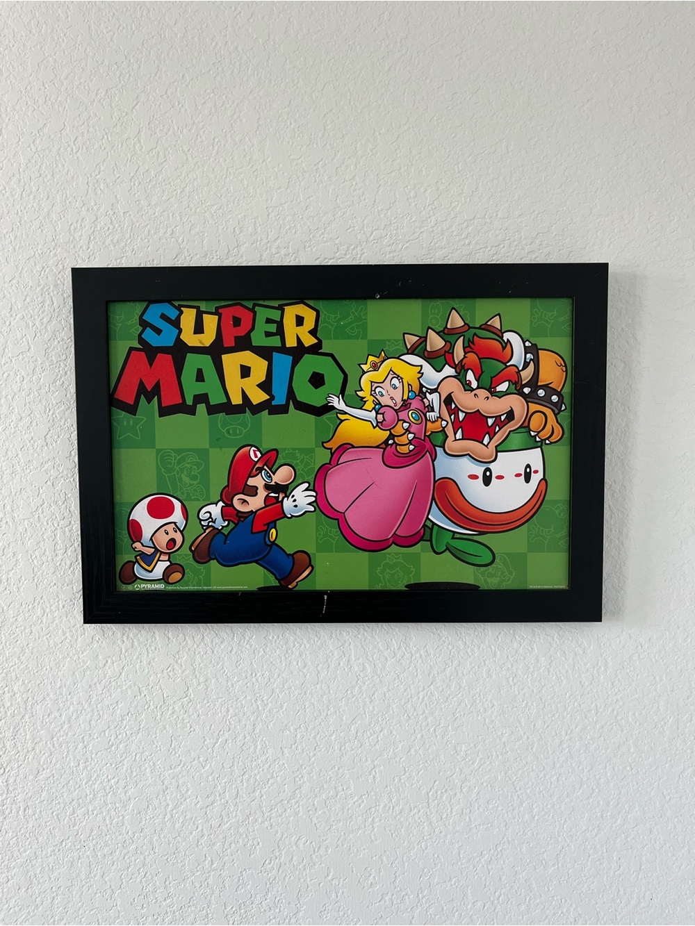 Nintendo Super Mario Wall Art - Green, Pink, Red, Yellow, Blue